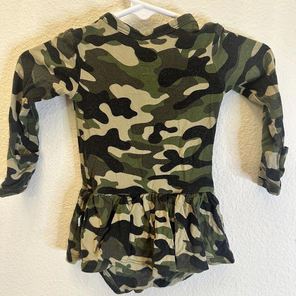 Posh Peanut Camo Twirl Skirt Bodysuit, 0-3 Month - Picture 3 of 3
